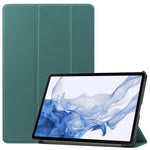 For Samsung Galaxy Tab S10 FE / S9 FE / S9 Tri-Fold Stand Folio Case PU Leather Auto Wake / Sleep Tablet Cover