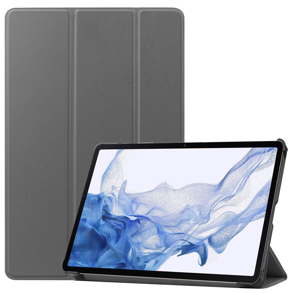 For Samsung Galaxy Tab S10 FE / S9 FE / S9 Tri-Fold Stand Folio Case PU Leather Auto Wake / Sleep Tablet Cover
