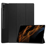 Til Samsung Galaxy Tab S9 Ultra Tablet Cover PU Læder Tredelt Stander Smart Cover