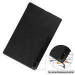 Til Samsung Galaxy Tab S9 Ultra Tablet Cover PU Læder Tredelt Stander Smart Cover