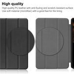 Til Samsung Galaxy Tab S9 Ultra Tablet Cover PU Læder Tredelt Stander Smart Cover