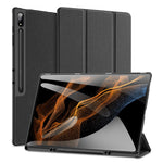 DUX DUCIS Domo Series for Samsung Galaxy Tab S9 Ultra Tri-Fold Tablet Case PU Leather Stand Folio Cover