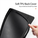DUX DUCIS Domo Series for Samsung Galaxy Tab S9 Ultra Tri-Fold Tablet Case PU Leather Stand Folio Cover