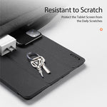 DUX DUCIS Domo Series for Samsung Galaxy Tab S9 Ultra Tri-Fold Tablet Case PU Leather Stand Folio Cover