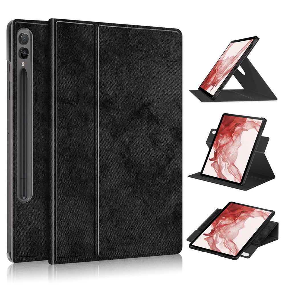Tablet Case for Samsung Galaxy Tab S10+ Wi-Fi SM-X820 SM-X826B / Tab S9+ SM-X810 (Wi-Fi), SM-X816B (5G Global), SM-X818U (5G US) Leather Rotary Stand Cover