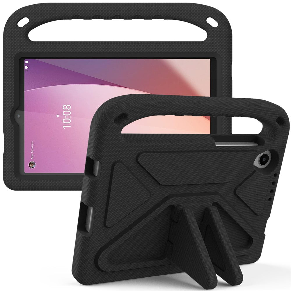 For Lenovo Tab M8 (4th Gen) 2024 TB-301XU / M8 (4th Gen) 2023 TB-300FU Hand Grip EVA Tablet Case Foldable Kickstand Tablet Cover