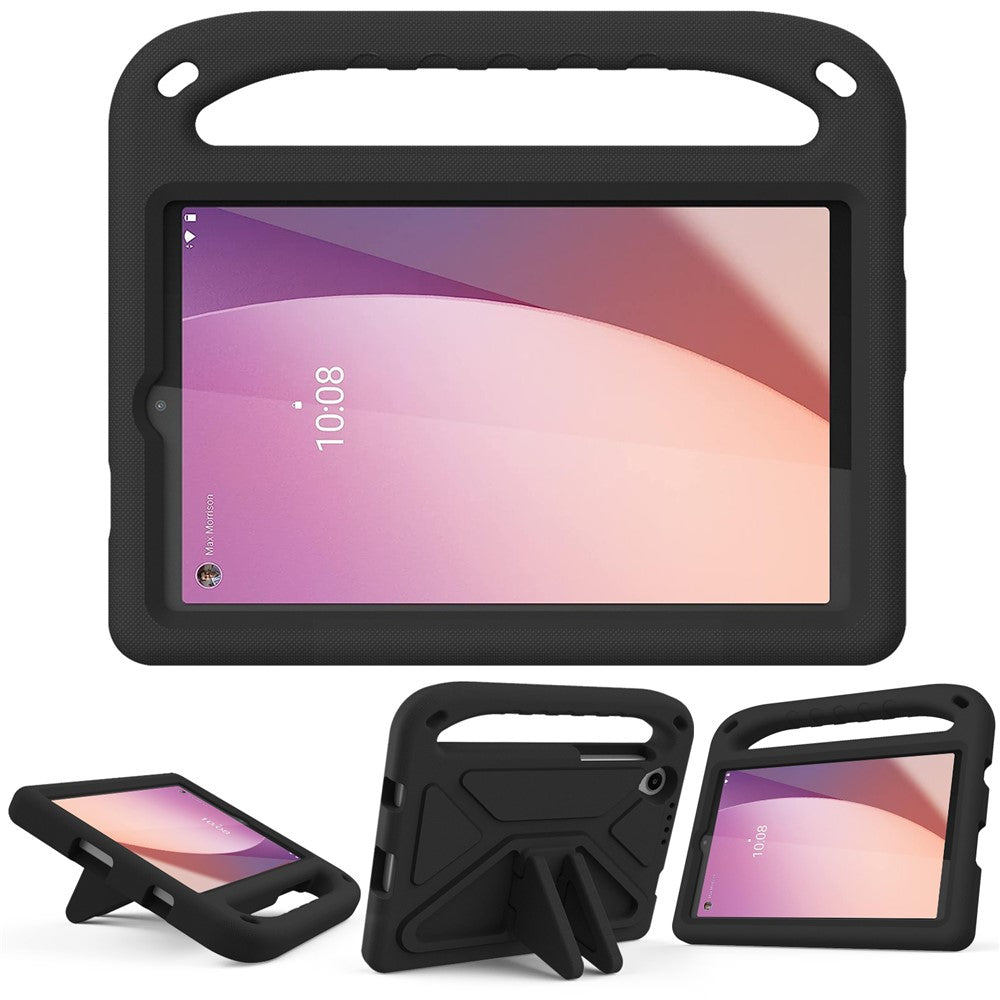 For Lenovo Tab M8 (4th Gen) 2024 TB-301XU / M8 (4th Gen) 2023 TB-300FU Hand Grip EVA Tablet Case Foldable Kickstand Tablet Cover