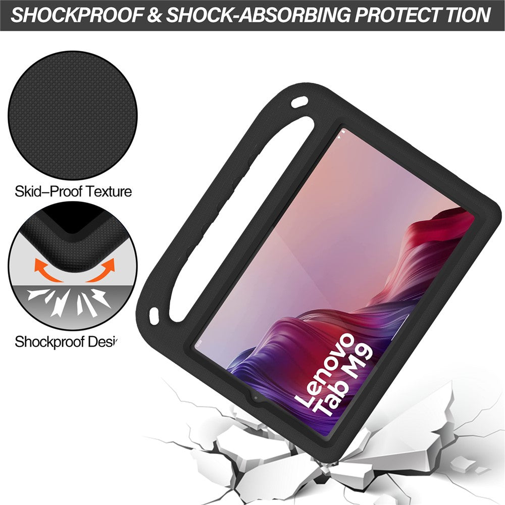 For Lenovo Tab M9 TB-310FU Kickstand Tablet Case Hand Grip EVA Shockproof Cover
