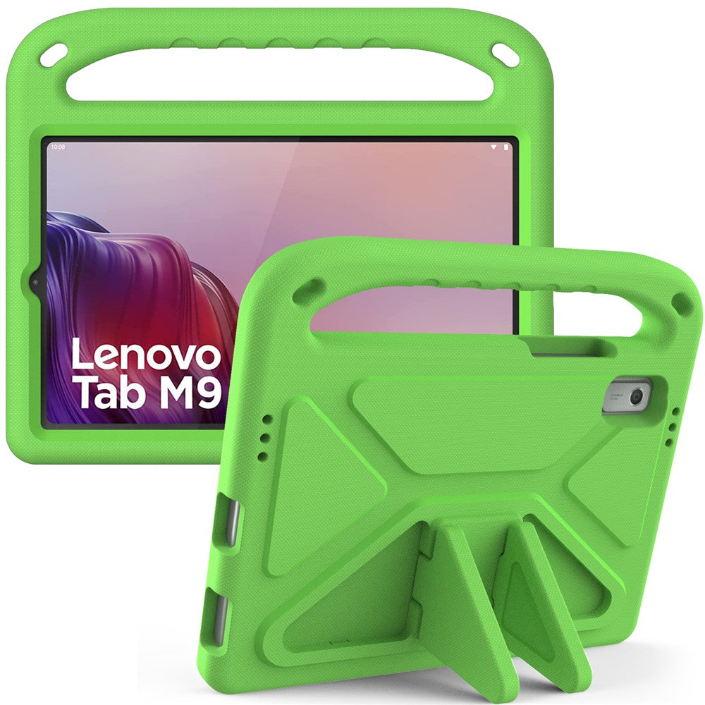 For Lenovo Tab M9 TB-310FU Kickstand Tablet Case Hand Grip EVA Shockproof Cover