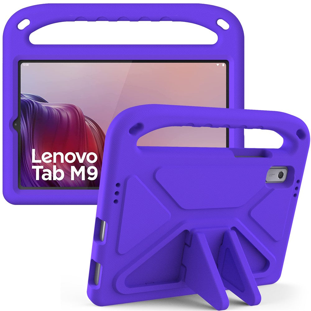 For Lenovo Tab M9 TB-310FU Kickstand Tablet Case Hand Grip EVA Shockproof Cover