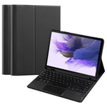 Stand Leather Case for Samsung Galaxy Tab S10+ / S9+  / S8+ / S7+ / S7 FE Detachable Keyboard with Pen Slot and Touchpad