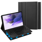 Stand Leather Case for Samsung Galaxy Tab S10+ / S9+  / S8+ / S7+ / S7 FE Detachable Keyboard with Pen Slot and Touchpad
