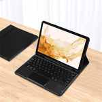 Til Samsung Galaxy Tab S10+ / S9+ / S8+ / S7+ / S7 FE Læder Stand Cover til Tablet med aftageligt magnetisk trådløst tastatur (uden touchpad)