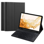 Til Samsung Galaxy Tab S10+ / S9+ / S8+ / S7+ / S7 FE Læder Stand Cover med Aftageligt Magnetisk Trådløst Tastatur (Uden Touchpad)
