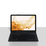 Til Samsung Galaxy Tab S10+ / S9+ / S8+ / S7+ / S7 FE Læder Stand Cover med Aftageligt Magnetisk Trådløst Tastatur (Uden Touchpad)