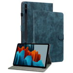 For Samsung Galaxy Tab S10+ / S9+ Imprinted Cute Tiger Pattern Tablet Case PU Leather Card Holder Stand Cover