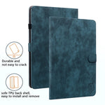 For Samsung Galaxy Tab S10+ / S9+ Imprinted Cute Tiger Pattern Tablet Case PU Leather Card Holder Stand Cover