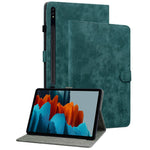 Til Samsung Galaxy Tab S10 FE / S9 FE / S9 Stand Folio Tablet Etui PU Læder Sødt Tigermønster Cover med Kortlomme