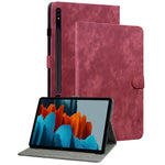 Til Samsung Galaxy Tab S10 FE / S9 FE / S9 Stand Folio Tablet Etui PU Læder Sødt Tigermønster Cover med Kortlomme
