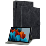 Til Samsung Galaxy Tab S10 FE / S9 FE / S9 Stand Folio Tablet Etui PU Læder Sødt Tigermønster Cover med Kortlomme