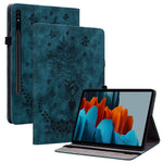Til Samsung Galaxy Tab S10 FE / S9 FE / S9 Stand Folio Cover PU Læder Præget Kortholder Tablet Cover