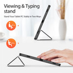 DUX DUCIS Domo Series for Samsung Galaxy Tab S9 Tablet Case PU Leather Stand Shell Tri-Fold Folio Cover