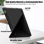 Tabletcover til Samsung Galaxy Tab S10 FE / S9 FE / S9 SM-X710 SM-X716B SM-X718U PU-læder Origami Stativ Beskyttelsescover