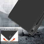 Tabletcover til Samsung Galaxy Tab S10 FE / S9 FE / S9 SM-X710 SM-X716B SM-X718U PU-læder Origami Stativ Beskyttelsescover