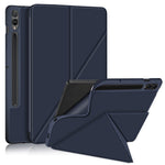 Origami Stand Case for Samsung Galaxy Tab S10+ Wi-Fi SM-X820 SM-X826B / Tab S9+ SM-X810 (Wi-Fi), SM-X816B (5G Global), SM-X818U (5G US) PU Leather Smart Tablet Cover