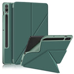 Origami Stand Case for Samsung Galaxy Tab S10+ Wi-Fi SM-X820 SM-X826B / Tab S9+ SM-X810 (Wi-Fi), SM-X816B (5G Global), SM-X818U (5G US) PU Leather Smart Tablet Cover