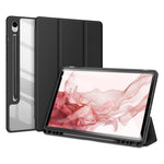 DUX DUCIS TOBY Series For Samsung Galaxy Tab S10 FE / S9 FE / S9 PU Leather Tablet Case Tri-Fold Stand Smart Cover with Pencil Holder