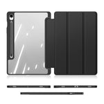 DUX DUCIS TOBY Series For Samsung Galaxy Tab S10 FE / S9 FE / S9 PU Leather Tablet Case Tri-Fold Stand Smart Cover with Pencil Holder
