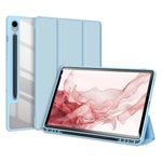 DUX DUCIS TOBY Series For Samsung Galaxy Tab S10 FE / S9 FE / S9 PU Leather Tablet Case Tri-Fold Stand Smart Cover with Pencil Holder