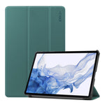ENKAY HAT PRINCE Smart Tablet Case for Samsung Galaxy Tab S9 , PU Leather+PC Trifold Stand Protective Cover