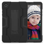 For Lenovo Tab M8 (4th Gen) 2024 TB-301XU / M8 (4th Gen) 2023 TB-300FU Tablet Case Robot Style Silicone + PC Kickstand Cover
