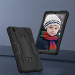 For Lenovo Tab M8 (4th Gen) 2024 TB-301XU / M8 (4th Gen) 2023 TB-300FU Tablet Case Robot Style Silicone + PC Kickstand Cover