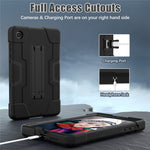 For Lenovo Tab M8 (4th Gen) 2024 TB-301XU / M8 (4th Gen) 2023 TB-300FU Tablet Case Robot Style Silicone + PC Kickstand Cover