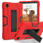 For Lenovo Tab M8 (4th Gen) 2024 TB-301XU / M8 (4th Gen) 2023 TB-300FU Tablet Case Robot Style Silicone + PC Kickstand Cover