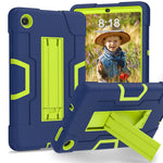 For Lenovo Tab M8 (4th Gen) 2024 TB-301XU / M8 (4th Gen) 2023 TB-300FU Tablet Case Robot Style Silicone + PC Kickstand Cover