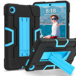 For Lenovo Tab M8 (4th Gen) 2024 TB-301XU / M8 (4th Gen) 2023 TB-300FU Tablet Case Robot Style Silicone + PC Kickstand Cover