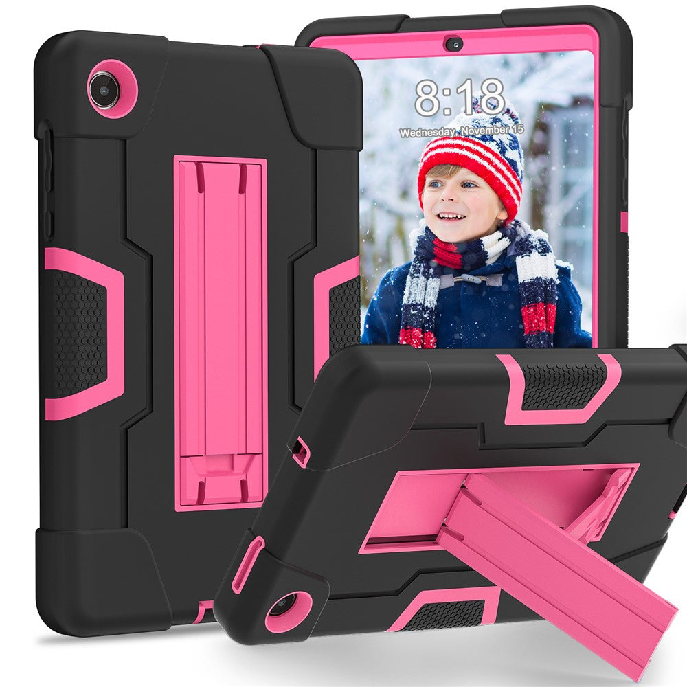For Lenovo Tab M8 (4th Gen) 2024 TB-301XU / M8 (4th Gen) 2023 TB-300FU Tablet Case Robot Style Silicone + PC Kickstand Cover