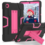 For Lenovo Tab M8 (4th Gen) 2024 TB-301XU / M8 (4th Gen) 2023 TB-300FU Tablet Case Robot Style Silicone + PC Kickstand Cover