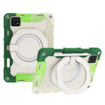 For Xiaomi Pad 6 PC + Silicone Protective Cover 360-degree Rotary Kickstand Drop-proof Tablet Case