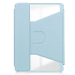 For Samsung Galaxy Tab S9 Tablet Case 360-Degree Rotating Stand Leather+Acrylic Cover with Wireless Keyboard