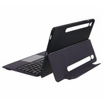 Til Samsung Galaxy Tab S10 FE / S9 FE / S9 Lædercover + Touchpad Bluetooth-kompatibelt Tastatur med Baggrundsbelysning