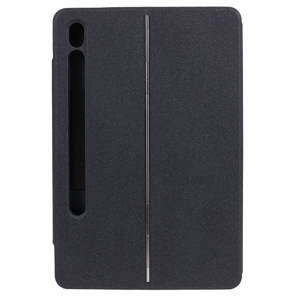 Til Samsung Galaxy Tab S10 FE / S9 FE / S9 Lædercover + Touchpad Bluetooth-kompatibelt Tastatur med Baggrundsbelysning