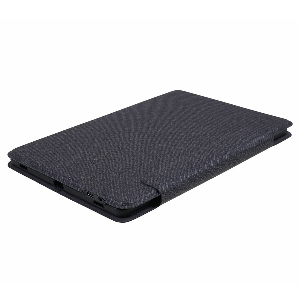Til Samsung Galaxy Tab S10 FE / S9 FE / S9 Lædercover + Touchpad Bluetooth-kompatibelt Tastatur med Baggrundsbelysning