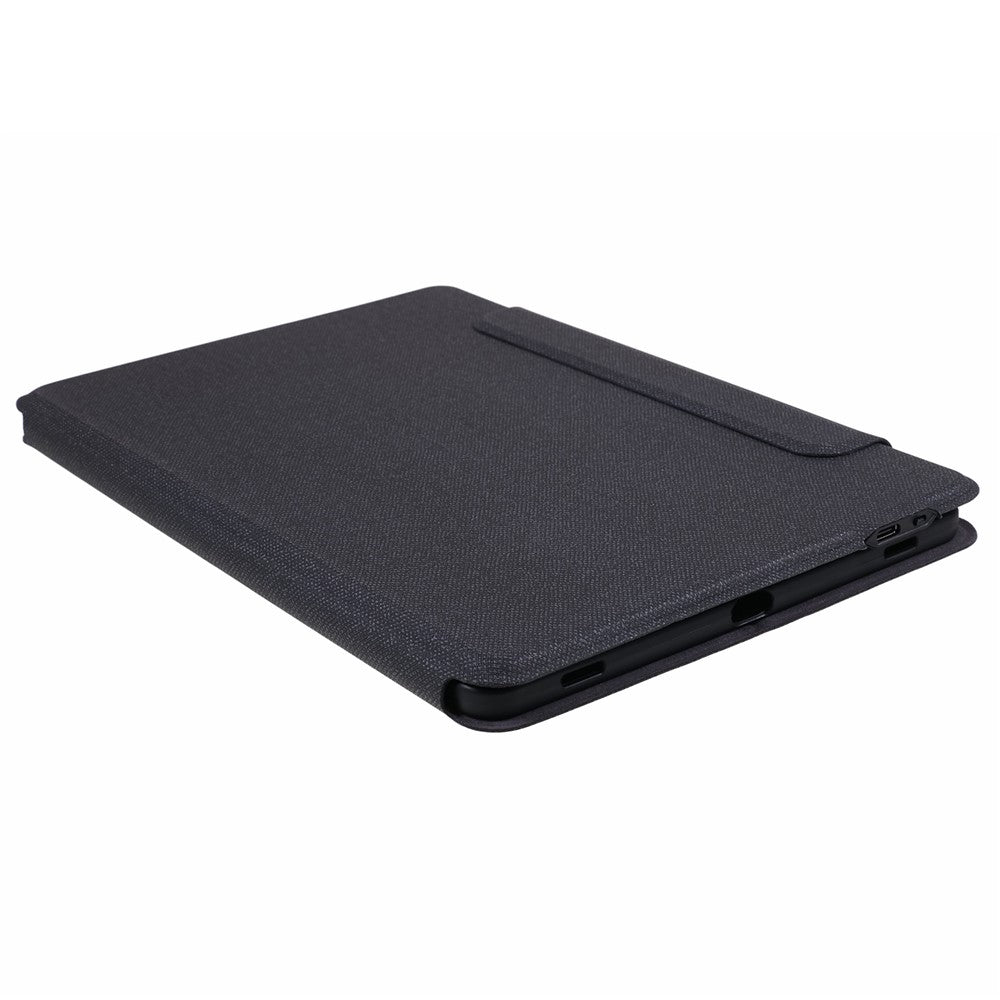 Til Samsung Galaxy Tab S10 FE / S9 FE / S9 Lædercover + Touchpad Bluetooth-kompatibelt Tastatur med Baggrundsbelysning
