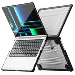 For MacBook Pro 14 inch (2026) A3427 A3426 / (2025) A3434 A3112 A3185 A3401 / (2024) A2918 A2992 / (2023) A2779 / (2022) / (2021) A2442 Heat Dissipation Hard PC+TPU Laptop Case with Kickstand