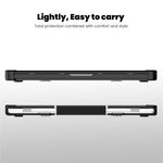 Til MacBook Pro 16 tommer (2026) A3429 A3428 / (2025) A3186 A3403 / (2024) A2991 / (2023) A2780 / (2021) A2485 skridsikker laptopcover med varmeafledning PC+TPU støttefod
